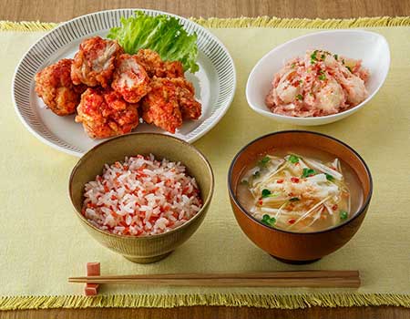 紅麹メニューの献立